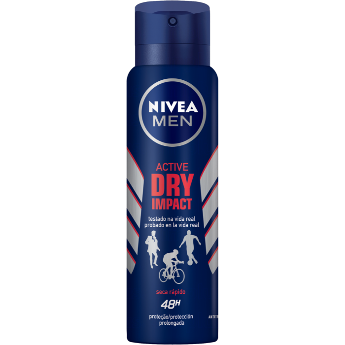 Desod Nivea Aer 150Ml Masc Dry Impact 48H